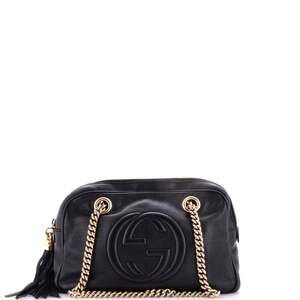 Gucci Soho Chain Zip Shoulder Bag #254099G10B